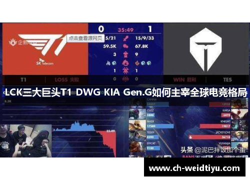 LCK三大巨头T1 DWG KIA Gen.G如何主宰全球电竞格局